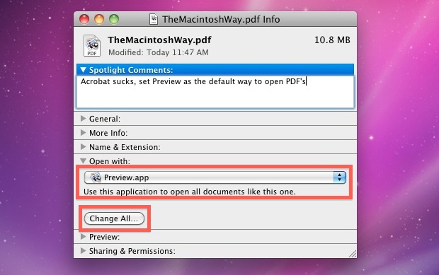 designate default app for file mac